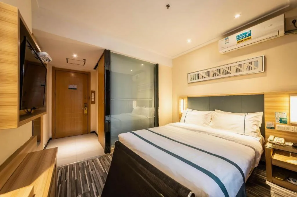 Bed in City Comfort Inn Zhengzhou Railway Station Erqi Square