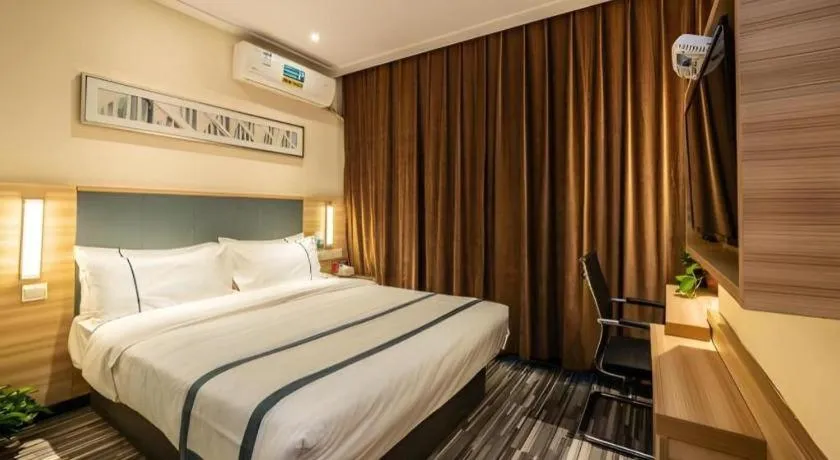 Bed in City Comfort Inn Zhengzhou Railway Station Erqi Square