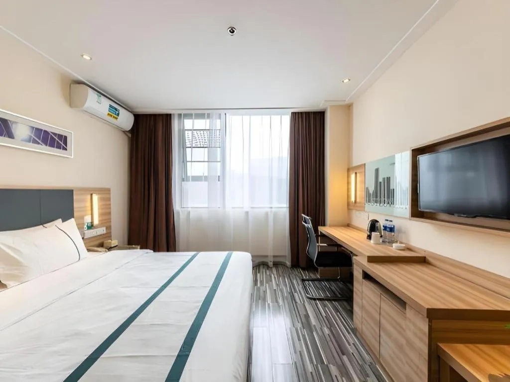 Bed in City Comfort Inn Zhengzhou Railway Station Erqi Square