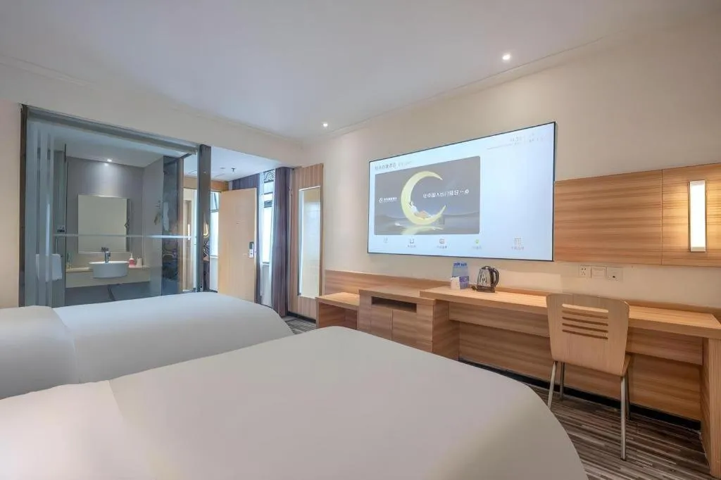 Bed in City Comfort Inn Zhengzhou Railway Station Erqi Square