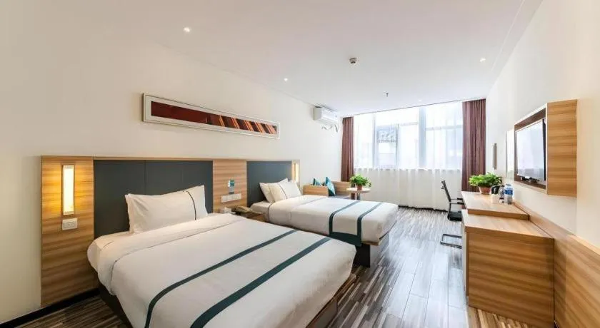 Bed in City Comfort Inn Zhengzhou Railway Station Erqi Square