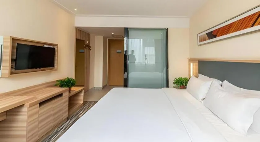 Bed in City Comfort Inn Zhengzhou Railway Station Erqi Square