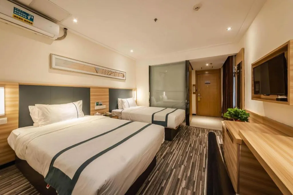 Bed in City Comfort Inn Zhengzhou Railway Station Erqi Square