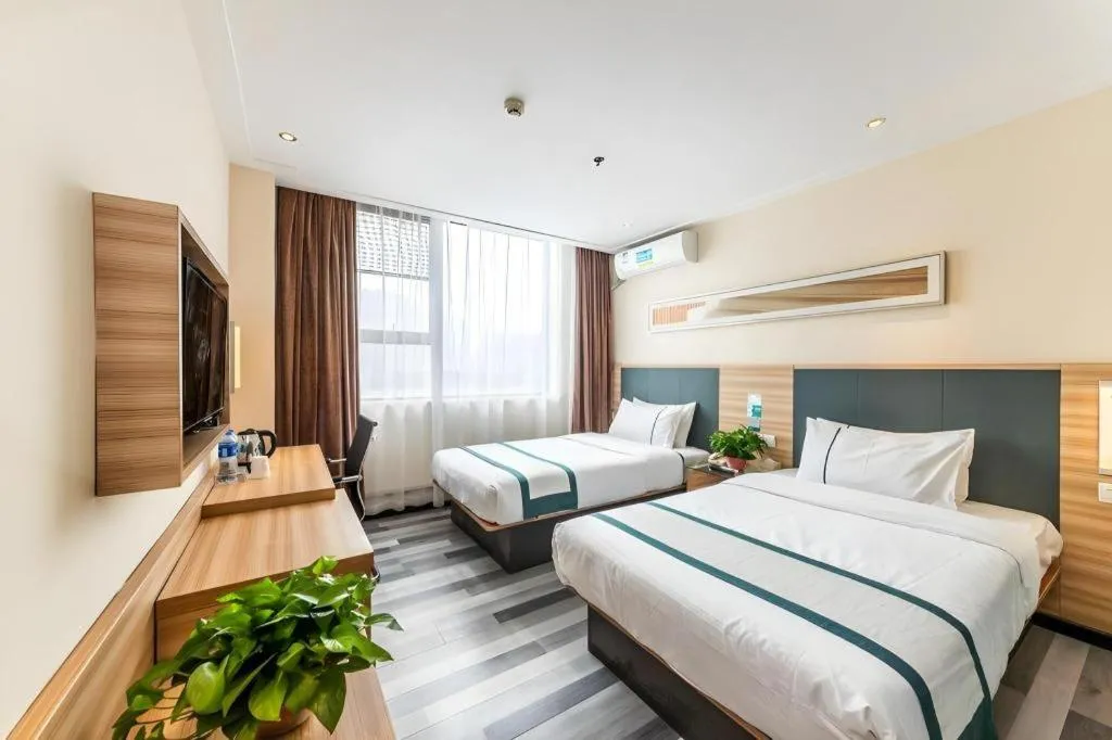 Bed in City Comfort Inn Zhengzhou Railway Station Erqi Square