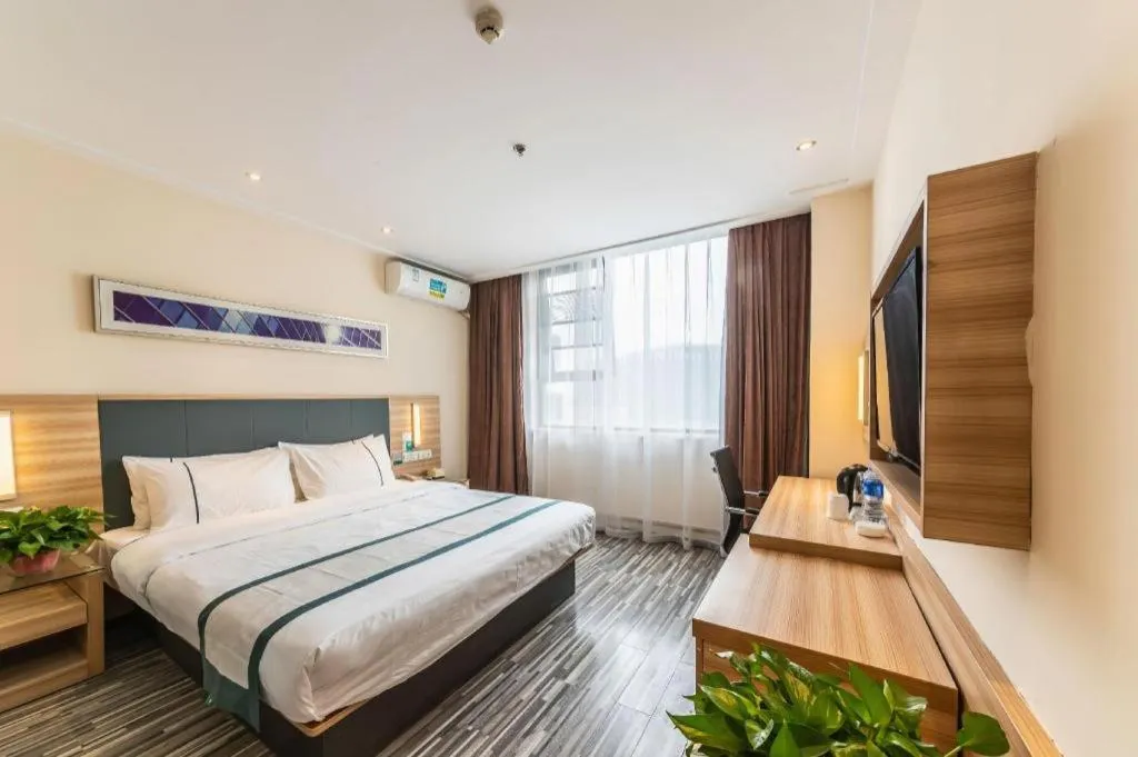 Bed in City Comfort Inn Zhengzhou Railway Station Erqi Square