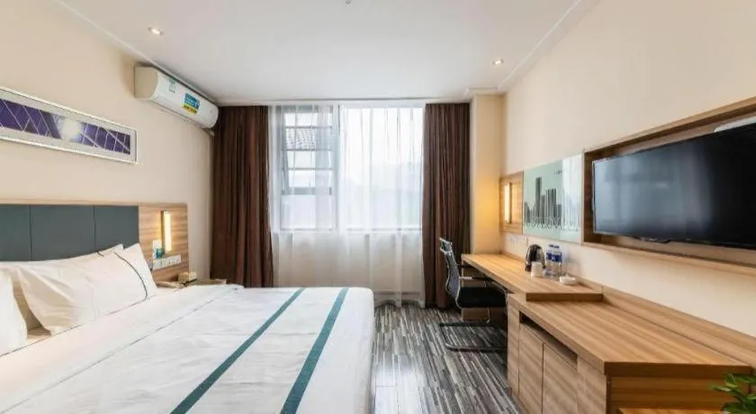 Bed in City Comfort Inn Zhengzhou Railway Station Erqi Square