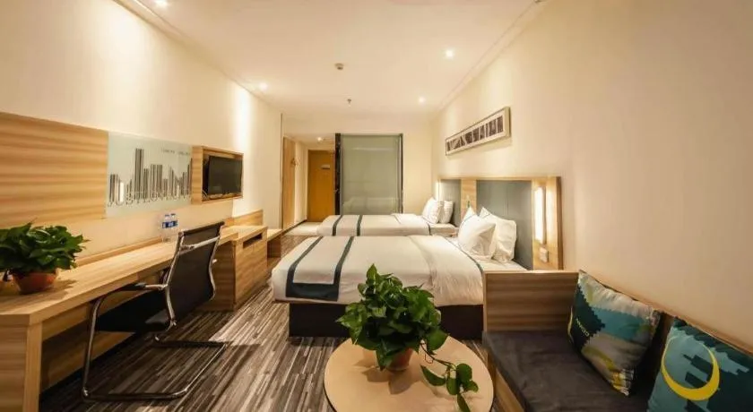 Bed in City Comfort Inn Zhengzhou Railway Station Erqi Square