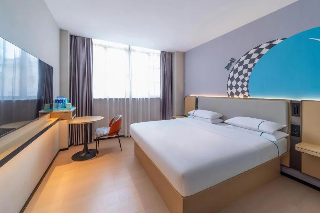 Bed in City Comfort Inn Zhongshan Nanqu Subdistrict Yong'an Square