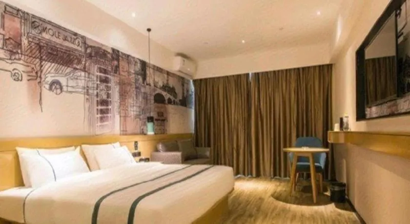 Bed in City Comfort Inn Haikou Zhongjie Road Walking Street