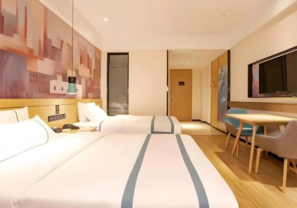 Bed in City Comfort Inn Haikou Zhongjie Road Walking Street