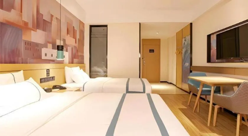 Bed in City Comfort Inn Haikou Zhongjie Road Walking Street