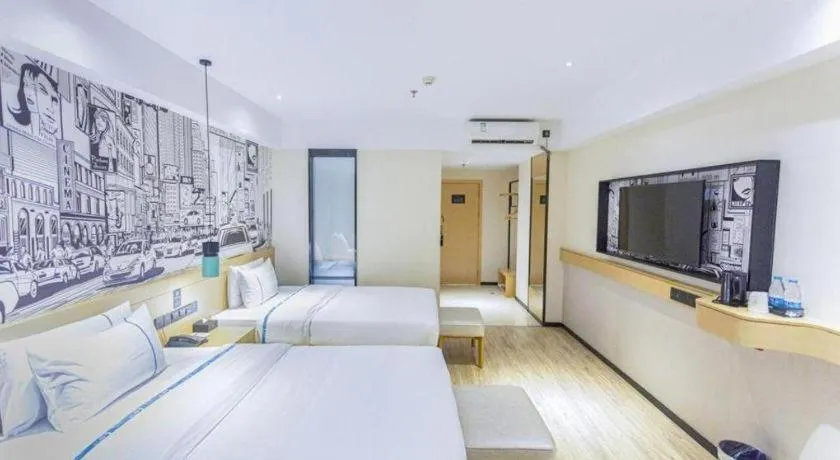 Bed in City Comfort Inn Haikou Zhongjie Road Walking Street