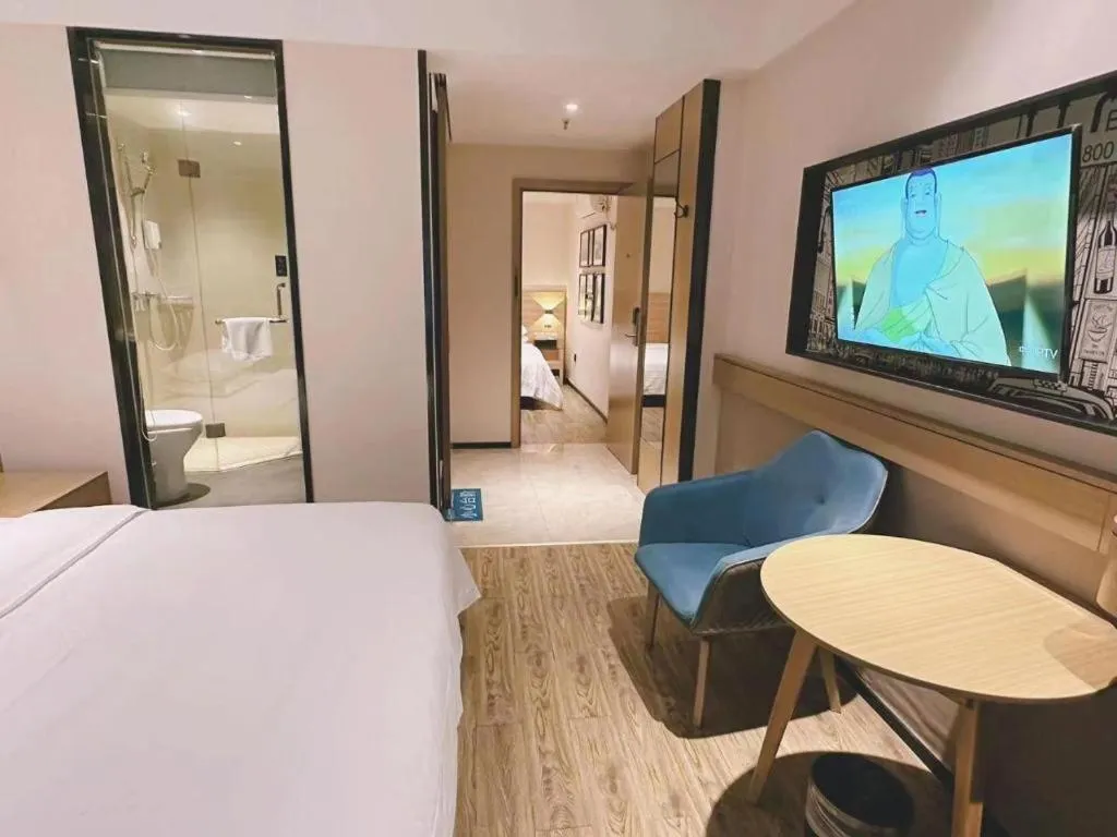 Bed in City Comfort Inn Wuhan Huanghe Tower Shouyi Metro Station