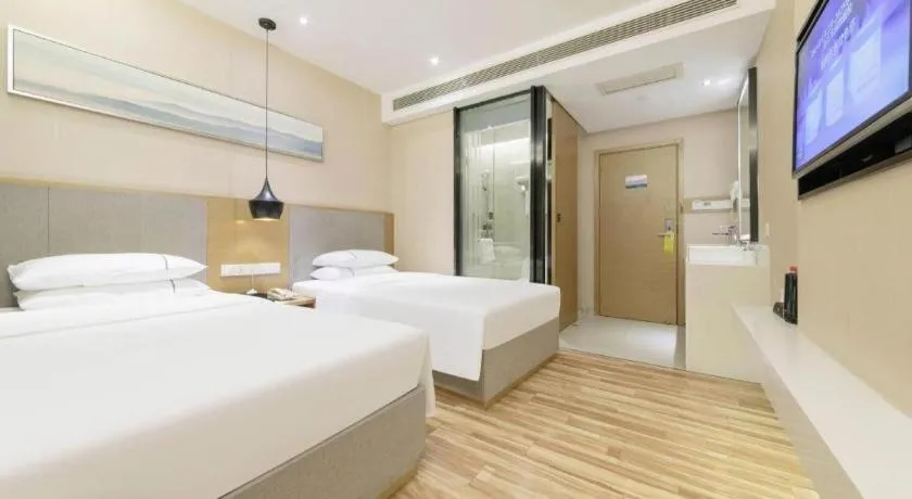 Bed in City Comfort Inn Wuhan Central China Normal University Dahuquan Metro Station