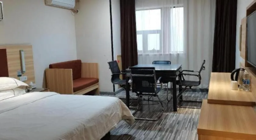 Bed in City Comfort Inn Wuhan Wangjiawan Sixin Avenue Metro Station