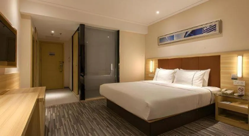 Bed in City Comfort Inn Wuhan Wangjiawan Sixin Avenue Metro Station