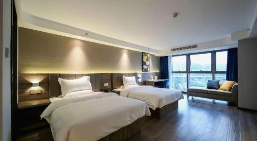 Bed in 7 Days Premium Hotel Chongqing Jiangbei International Airport Terminal 3