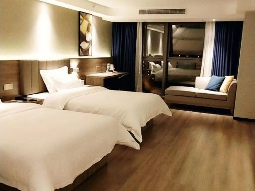 Bed in 7 Days Premium Hotel Chongqing Jiangbei International Airport Terminal 3