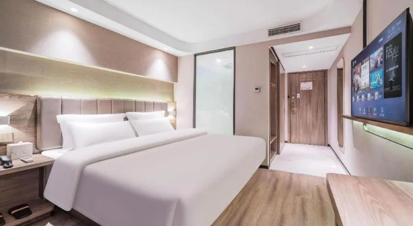 Bed in 7 Days Premium Hotel Chongqing Jiangbei International Airport Terminal 3