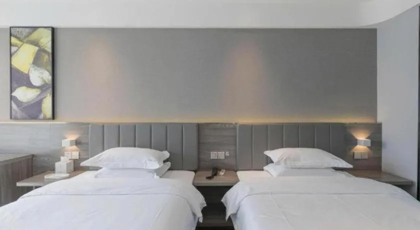 Bed in 7 Days Premium Hotel Chongqing Jiangbei International Airport Terminal 3