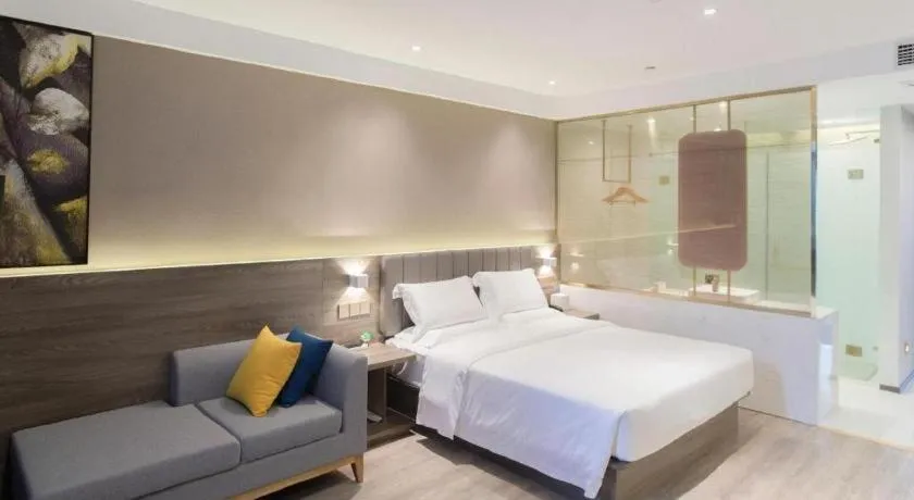 Bed in 7 Days Premium Hotel Chongqing Jiangbei International Airport Terminal 3