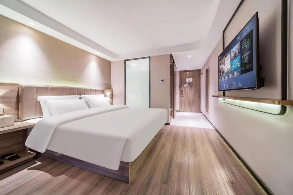 Bed in 7 Days Premium Hotel Chongqing Jiangbei International Airport Terminal 3