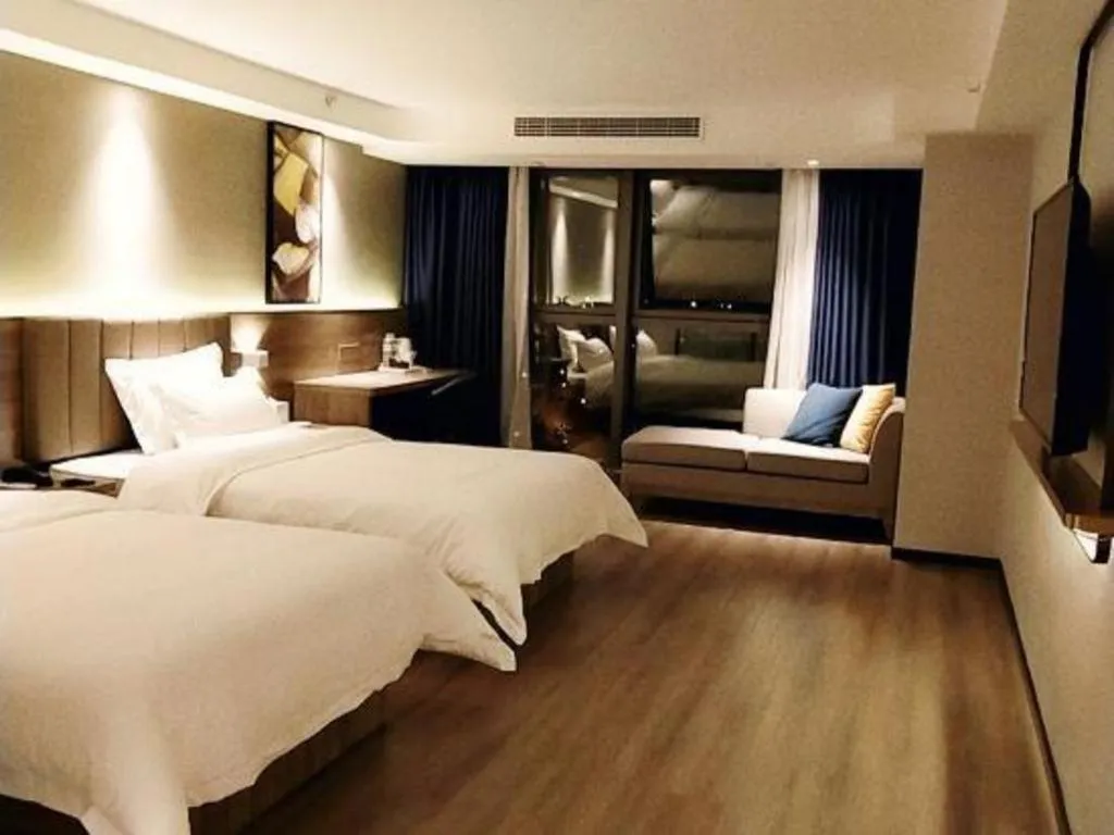Bed in 7 Days Premium Hotel Chongqing Jiangbei International Airport Terminal 3