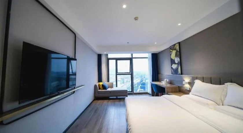 Bed in 7 Days Premium Hotel Chongqing Jiangbei International Airport Terminal 3