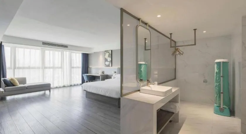 Bed in 7 Days Premium Hotel Chongqing Jiangbei International Airport Terminal 3