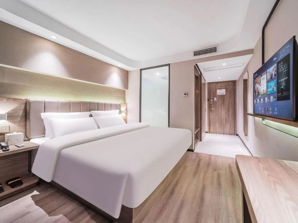 Bed in 7 Days Premium Hotel Chongqing Jiangbei International Airport Terminal 3