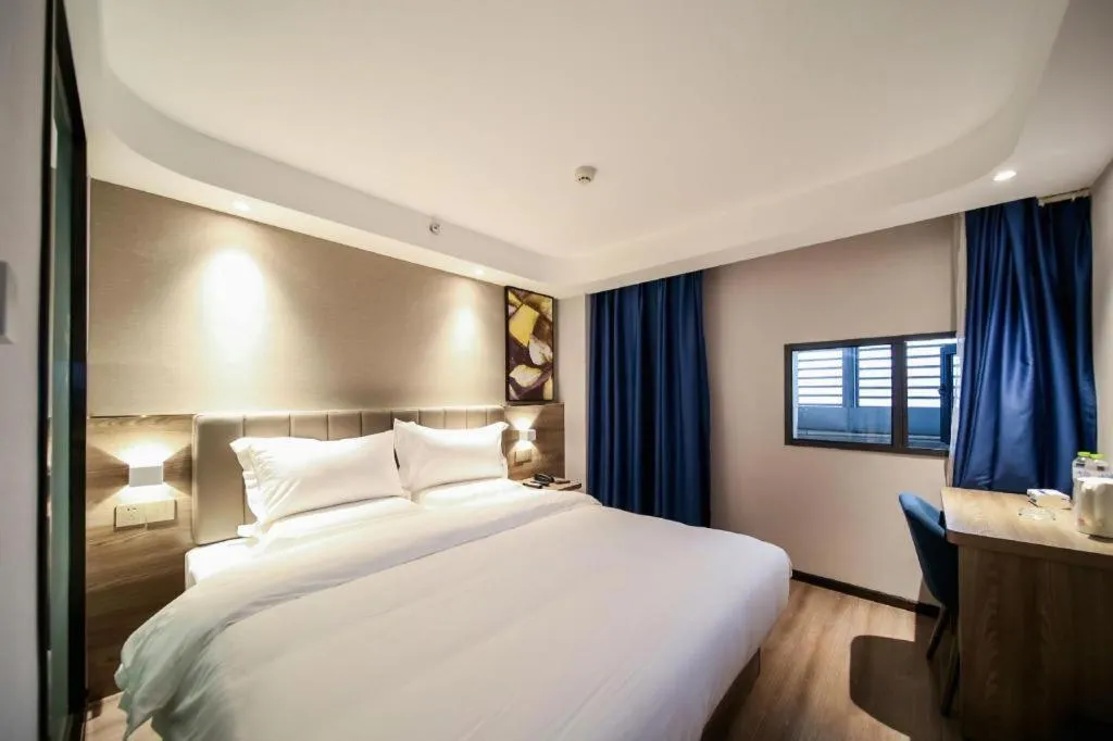 Bed in 7 Days Premium Hotel Chongqing Jiangbei International Airport Terminal 3