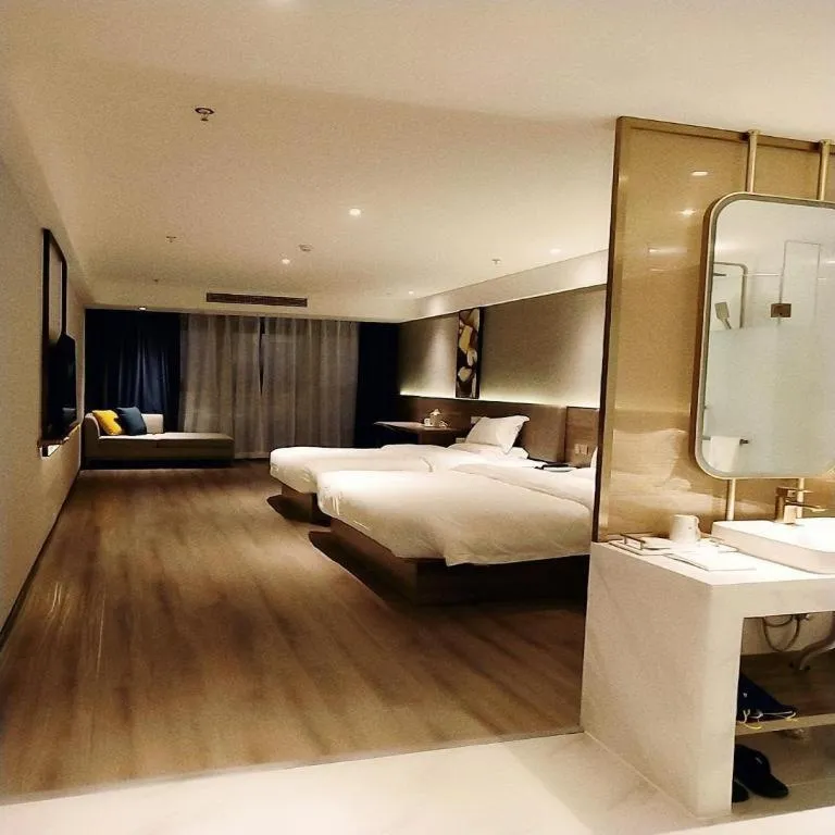Bed in 7 Days Premium Hotel Chongqing Jiangbei International Airport Terminal 3