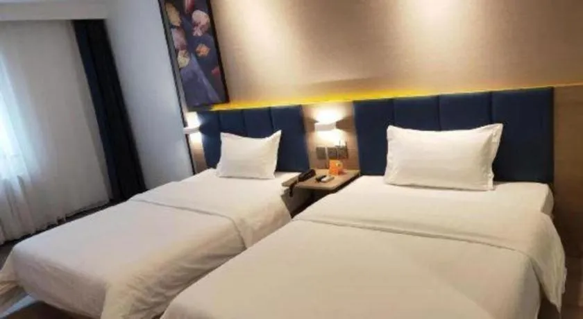 Bed in 7 Days Premium Hotel Chongqing Jiangbei International Airport Terminal 3