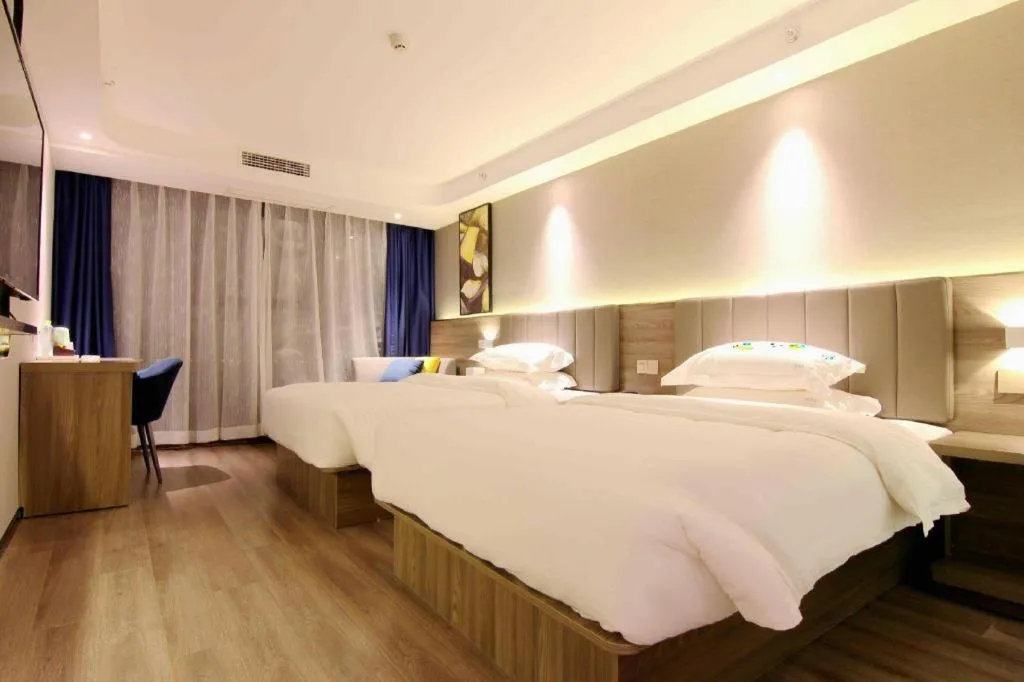 Bed in 7 Days Premium Hotel Chongqing Jiangbei International Airport Terminal 3