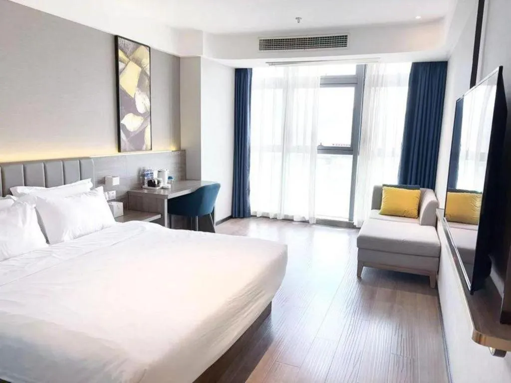 Bed in 7 Days Premium Hotel Chongqing Jiangbei International Airport Terminal 3
