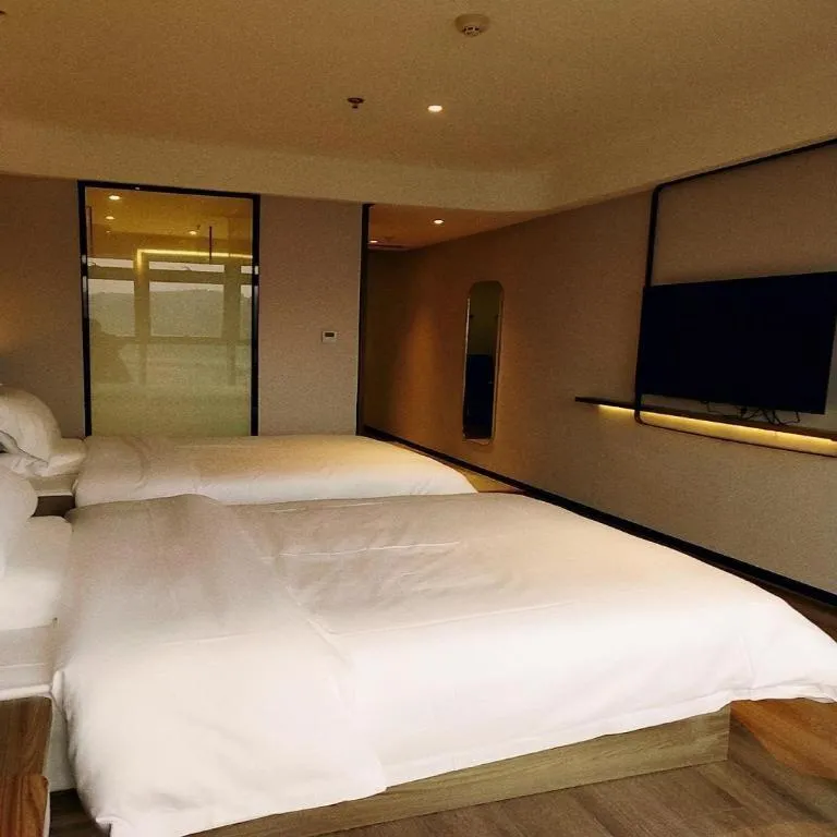 Bed in 7 Days Premium Hotel Chongqing Jiangbei International Airport Terminal 3