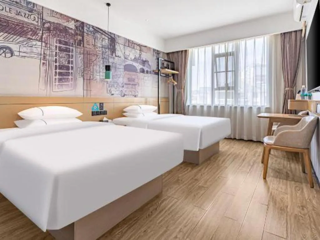 Bed in City Comfort Inn Kunming Xi'an Kang Road