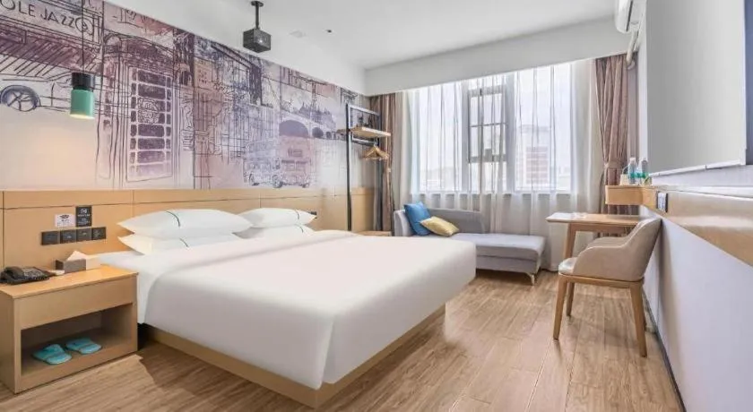 Bed in City Comfort Inn Kunming Xi'an Kang Road