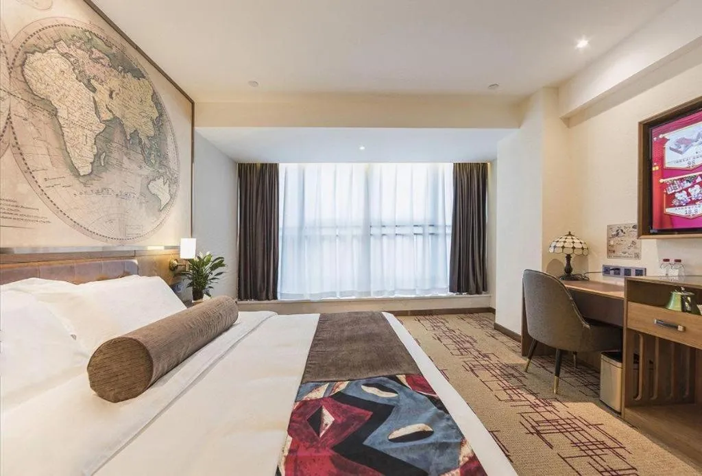 Bed in James Joyce Coffetel Zhengzhou Beilong Wetland Park