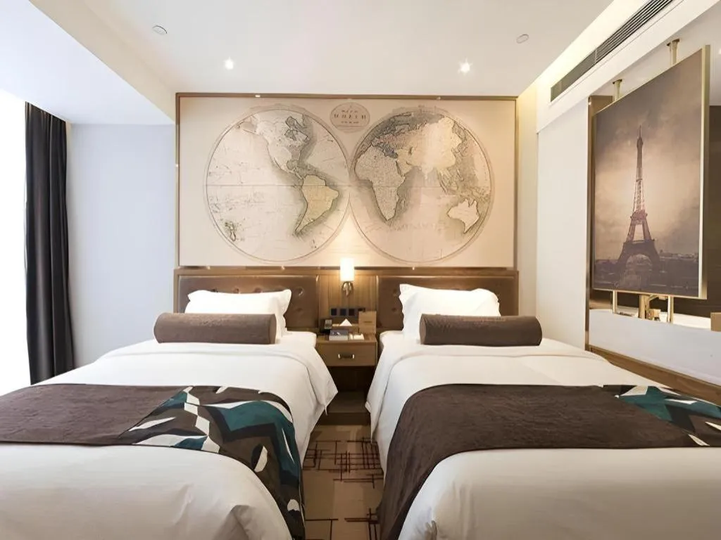 Bed in James Joyce Coffetel Zhengzhou Beilong Wetland Park