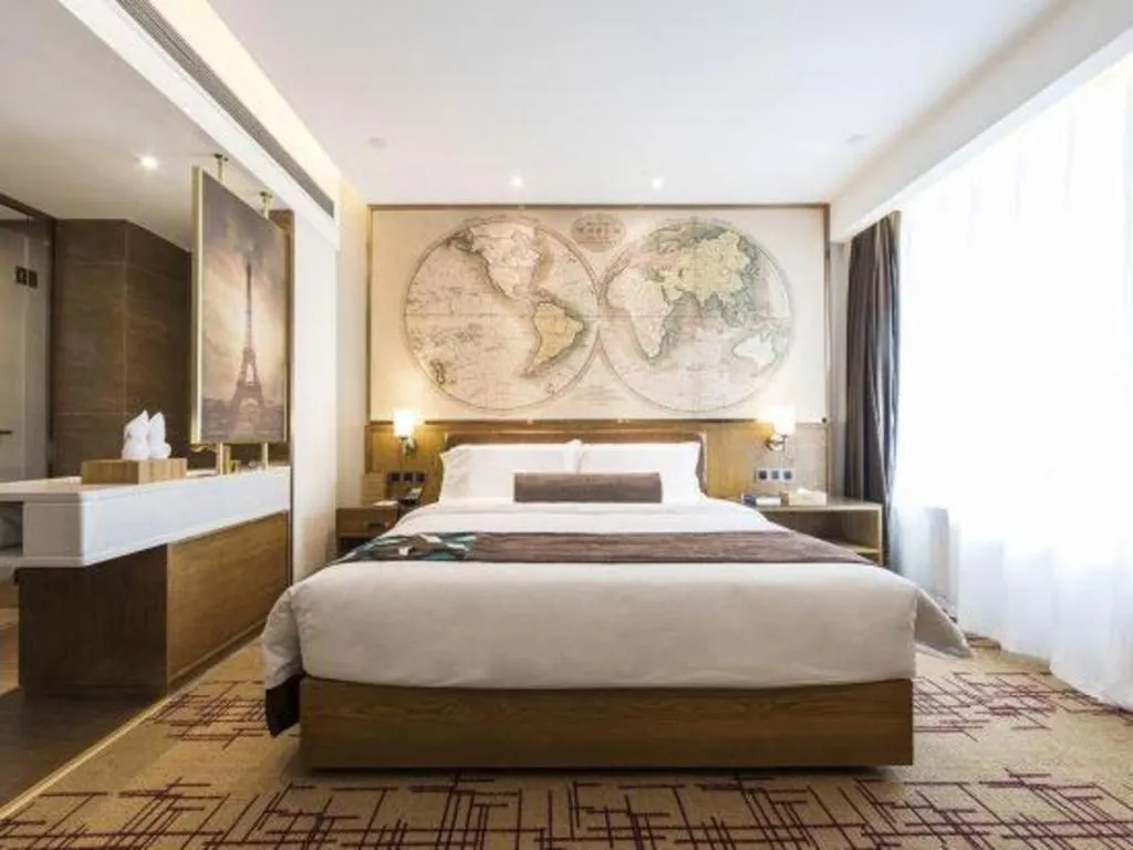 Bed in James Joyce Coffetel Zhengzhou Beilong Wetland Park