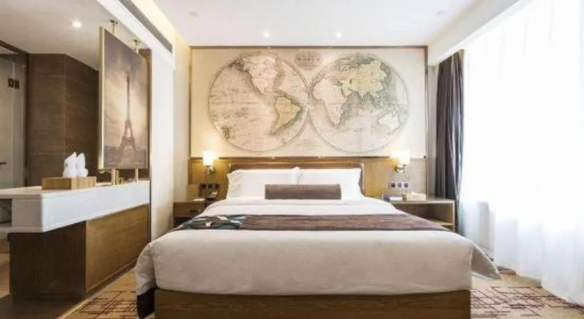 Bed in James Joyce Coffetel Zhengzhou Beilong Wetland Park