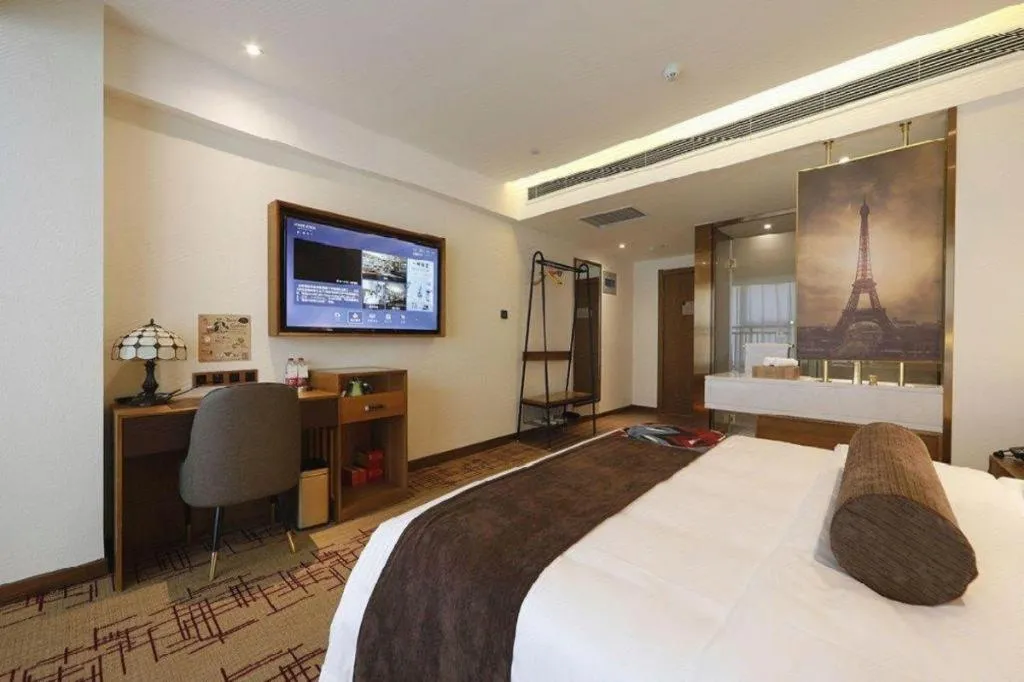 Bed in James Joyce Coffetel Zhengzhou Beilong Wetland Park