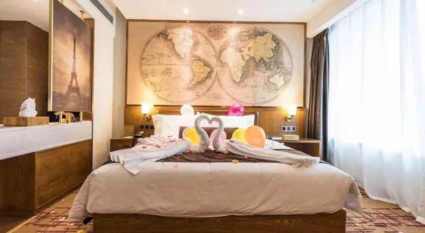 Bed in James Joyce Coffetel Zhengzhou Beilong Wetland Park