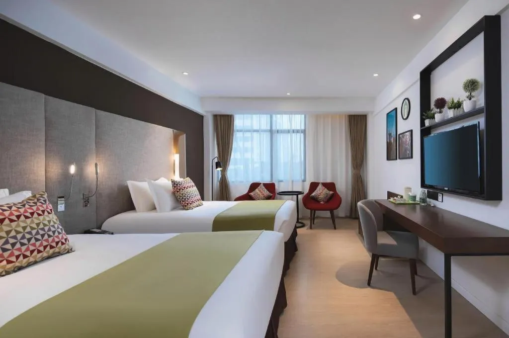 Bed in Campanile Hotel Shenzhen Bay Convention and Exhibition Center