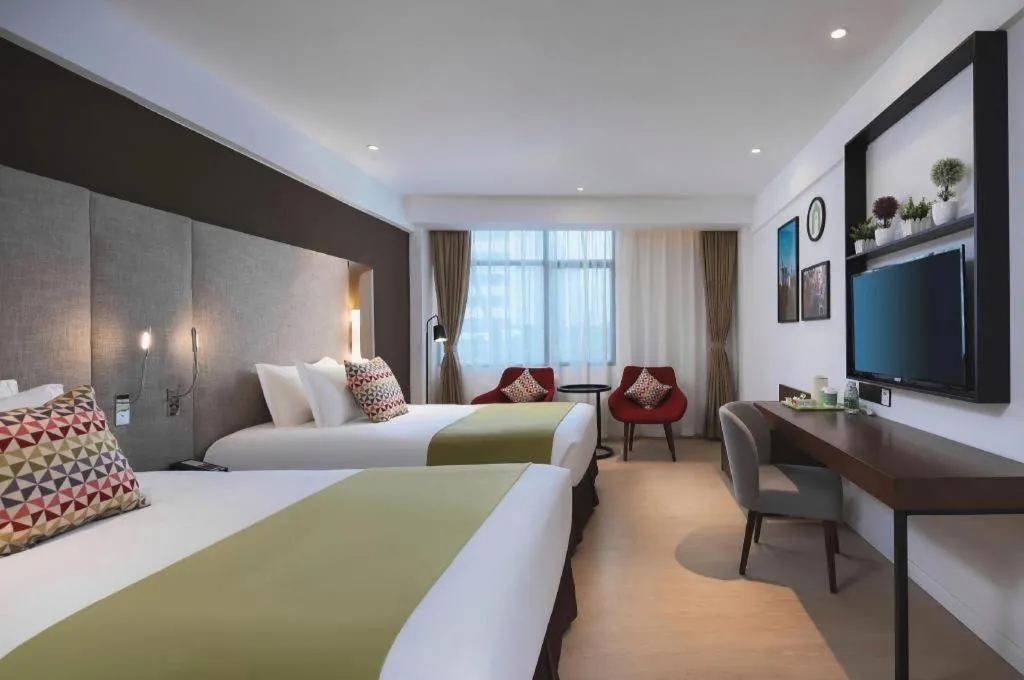 Bed in Campanile Hotel Shenzhen Bay Convention and Exhibition Center