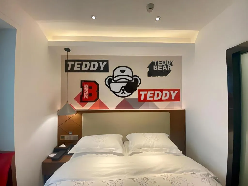 Bed in Borrman Hotel Guangzhou Southern Hospital Meihuayuan Metro Station