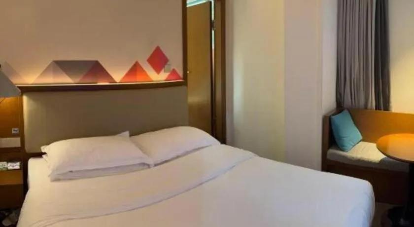 Bed in Borrman Hotel Guangzhou Southern Hospital Meihuayuan Metro Station