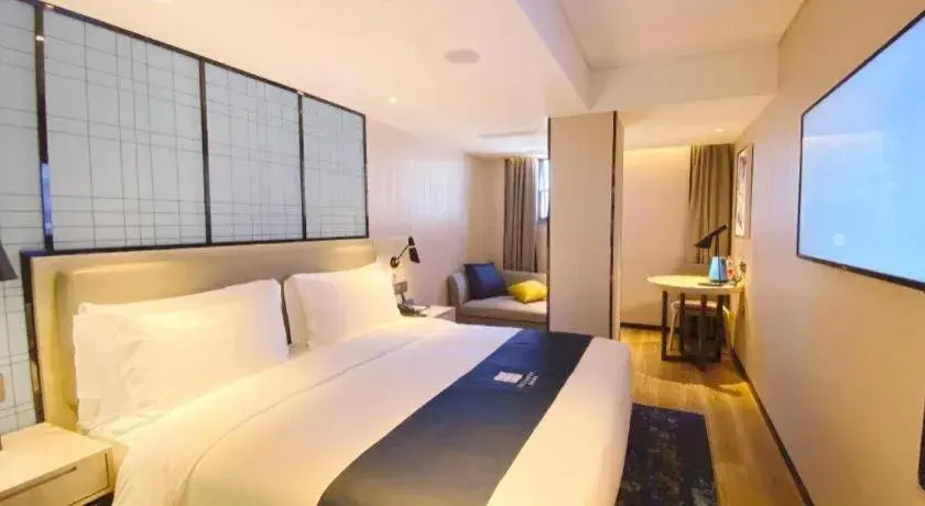 Bed in Echarm Hotel Shenzhen World Exhibition and Convention Center Bed in Echarm Hotel Shenzhen World Exhibition and Convention Center