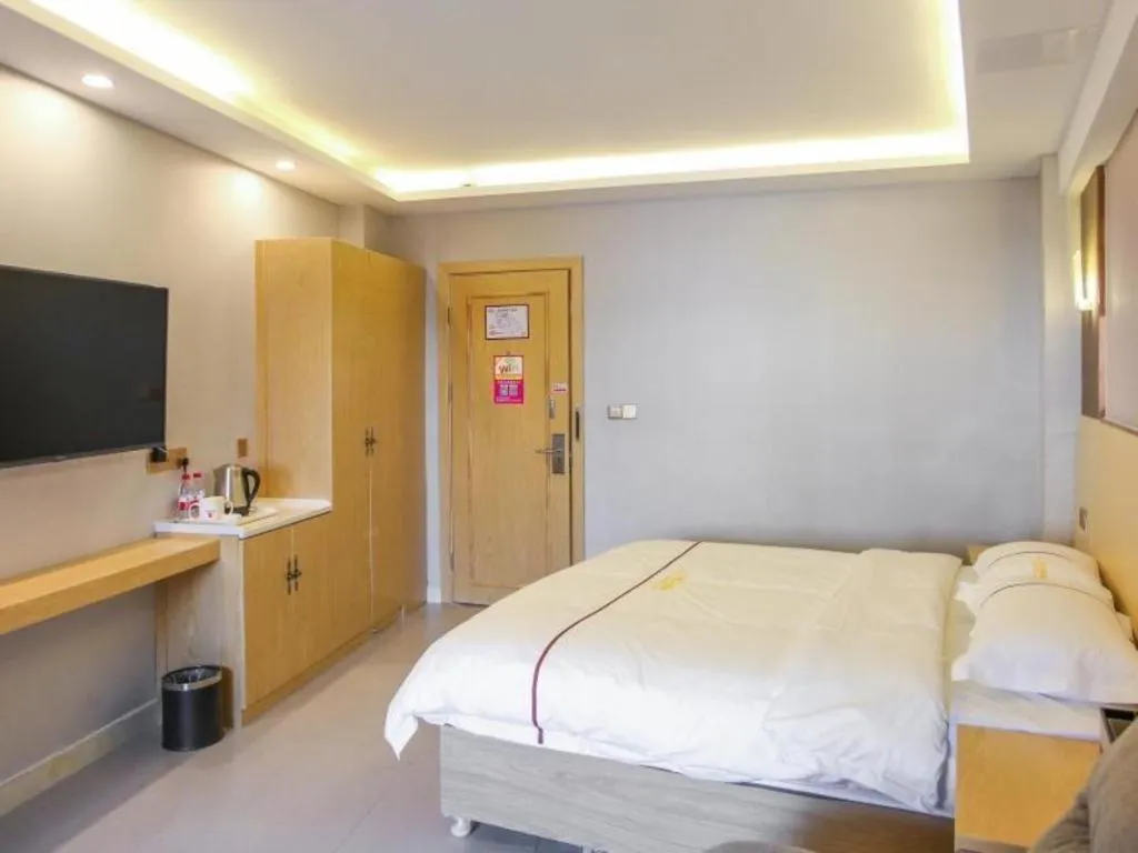 Bed in Shell Hotel Jiangsu Kunshan Lujia Town Youyi Road